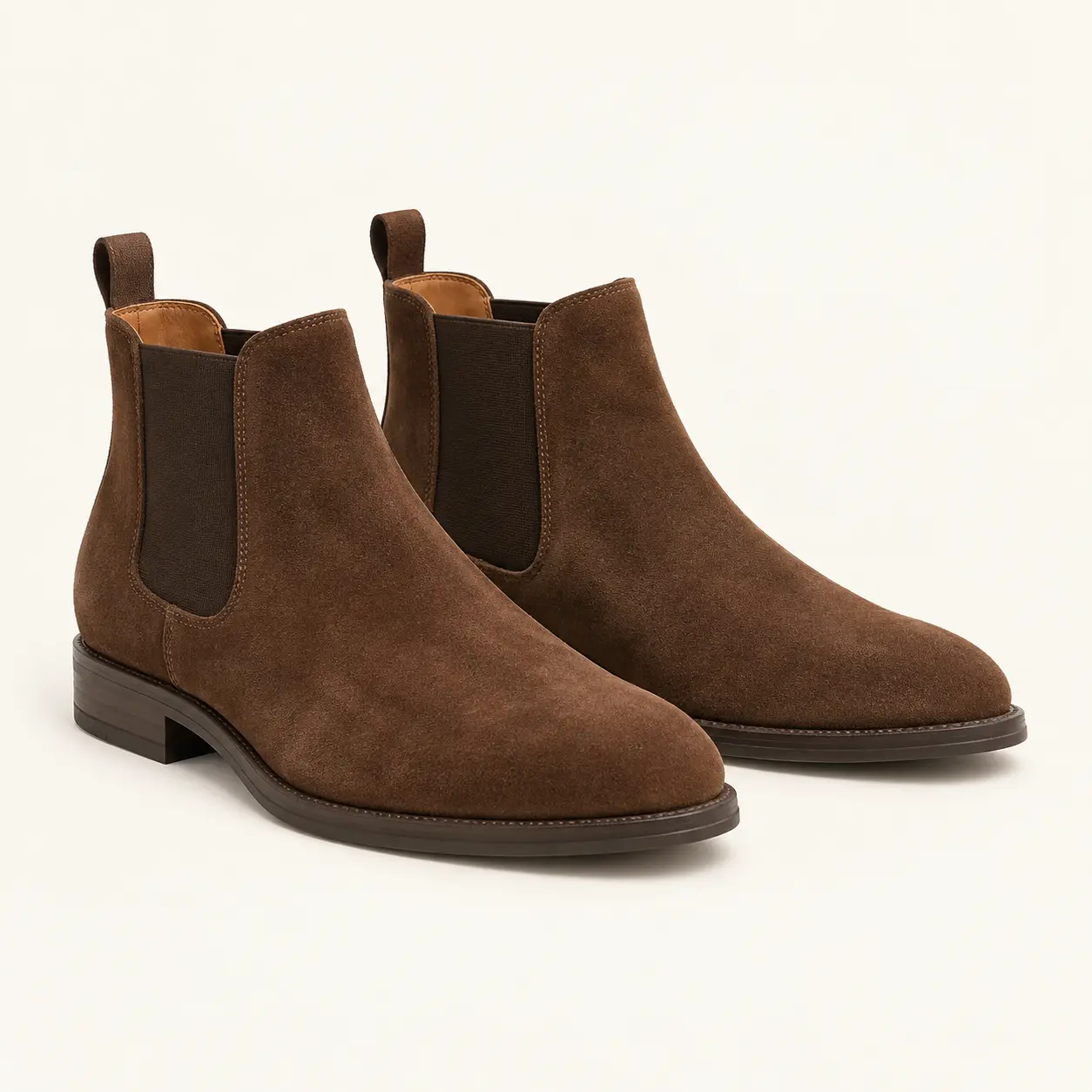 Brown Suede Chelsea Boots demonstration image